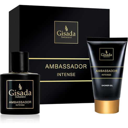 Gisada Ambassador Intense Gift Set 50ml EDP + 100ml Shower Gel