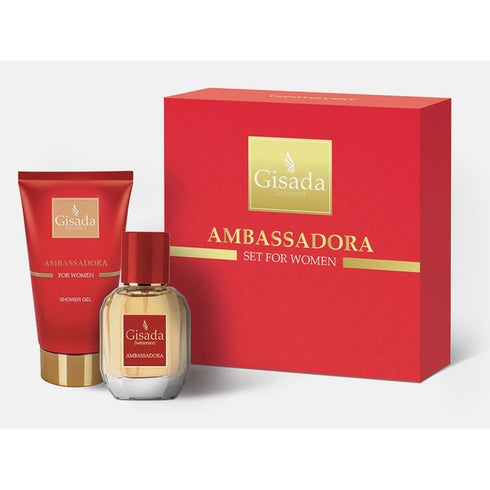 Gisada Ambassadora Gift Set 50ml EDP + 100ml Shower Gel