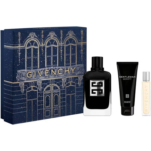 Givenchy Gentleman Society Gift Set 100ml EDP + 12.5ml EDP + 75ml Shower Gel