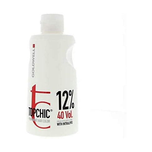Goldwell TopChic Permanent Hair Color 12% 40 Vol. Cream Developer Lotion 946ml