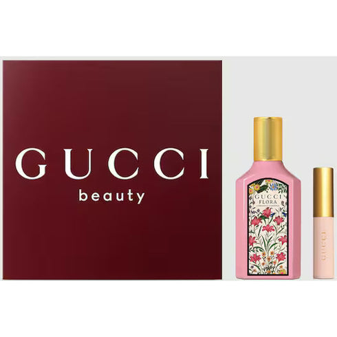 Gucci Flora Gorgeous Gardenia Eau de Parfum Gift Set 50ml EDP + 3ml Mascara L'Obscur 01 Black