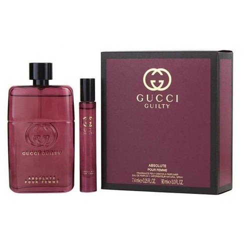 Gucci Guilty Absolute Pour Femme Gift Set 90ml EDP + 7.4ml Rollerball