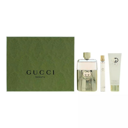 Gucci Guilty Pour Femme Gift Set 90ml EDP + 15ml EDP + 50ml Body Lotion