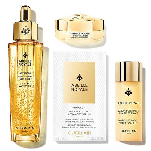 Guerlain Abeille Royale Gift Set: Day Cream 50ml - Water Oil Serum 5ml - Renew Repair Serum 7 x 0.6ml