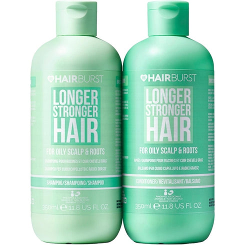 Hairburst Oily Hair Bundle - Shampoo 350ml + Conditioner 350ml