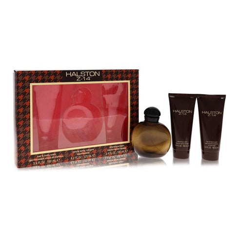 Halston Z-14 Gift Set 125ml EDC + 100ml Aftershave Balm + 100ml Body Wash