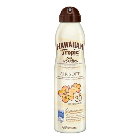 Hawaiian Tropic Silk Hydration Air Soft Sun Lotion Spray SPF30 177ml