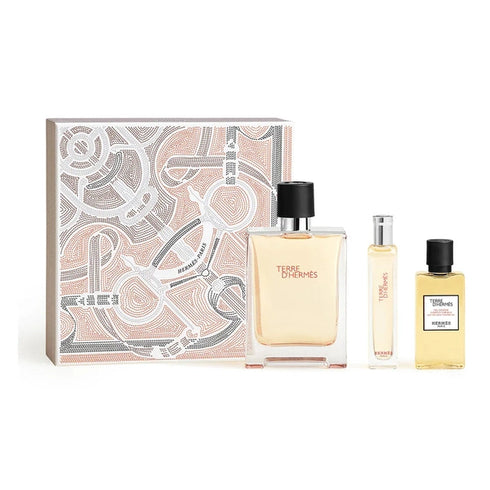 Hermès Terre d'Hermès Gift Set 100ml EDT + 15ml EDT + 40ml Shower Gel
