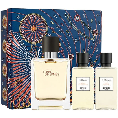Hermès Terre d'Hermès Gift Set 50ml EDT + 40ml Shower Gel + 40ml Aftershave Lotion