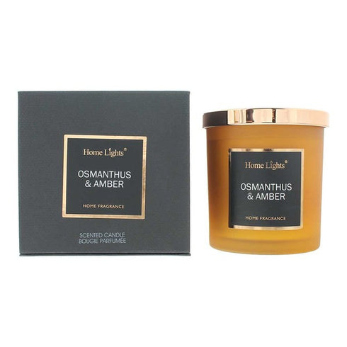 Home Lights Osmanthus & Amber Scented Candle 215g
