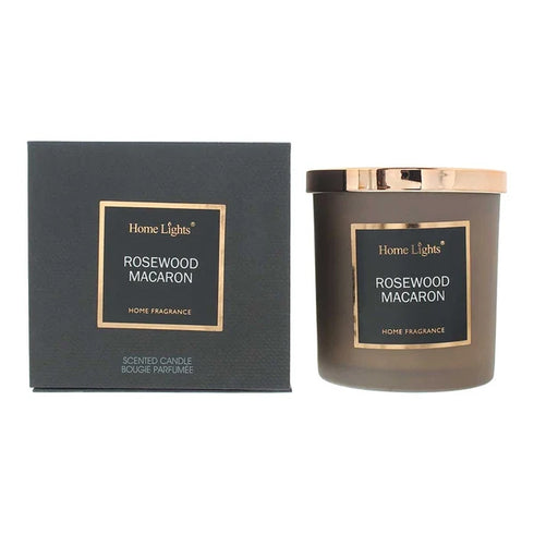 Home Lights Rosewood Macaron Scented Candle 215g
