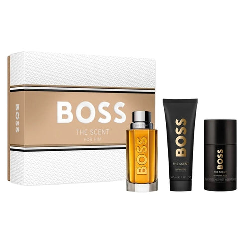 Hugo Boss Boss The Scent Gift Set 100ml EDT + 100ml Shower Gel + 75ml Deodorant Stick