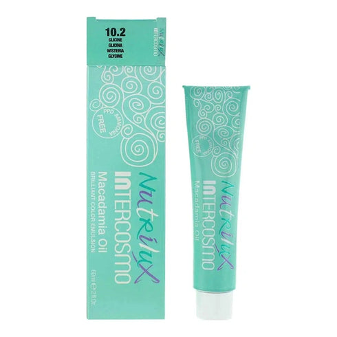 Intercosmo Nutrilux Macadamia Oil Hair Colour - 60ml - 10.2 Glicina