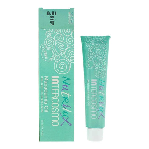 Intercosmo Nutrilux Macadamia Oil Hair Colour - 60ml - 8.81 Pine
