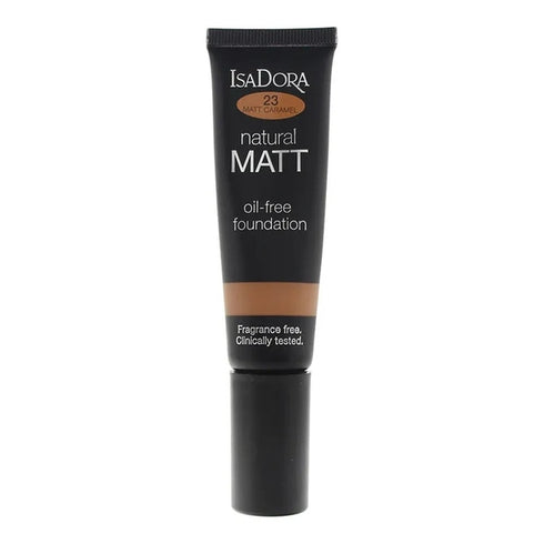 IsaDora Natural Matt Oil-Free Foundation 35ml - 23 Caramel