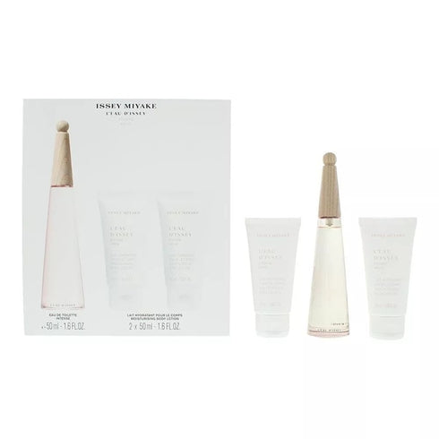 Issey Miyake L'Eau d'Issey Pivoine Gift Set 50ml EDT + 2 x 50ml Body Lotion