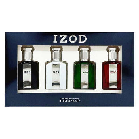 Izod Gift Set 15ml Blue EDT + 15ml Red EDT + 15ml White EDT + 15ml Green EDT
