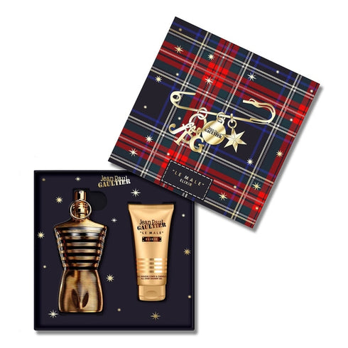 Jean Paul Gaultier Le Male Elixir Gift Set 125ml EDP + 75ml Shower Gel