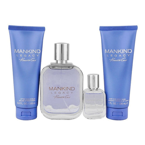 Kenneth Cole Mankind Legacy Gift Set 100ml EDT + 30ml EDT + 100ml Aftershave Balm + 100ml Shower Gel