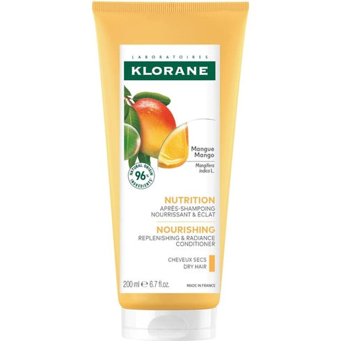 Klorane Nourishing Mango Conditioner 200ml - For Dry Hair