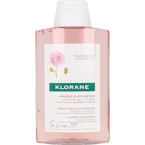 Klorane Peony Soothing & Anti-Irritating Shampoo 200ml