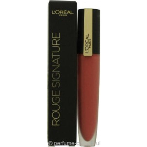 L'Oréal Rouge Signature Matte Liquid Lipstick 7ml - 124 I Embrace