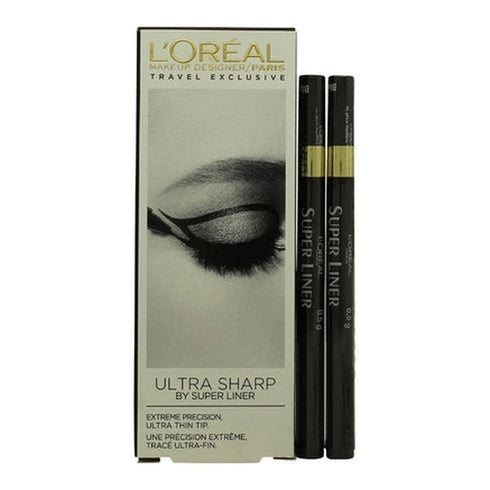 L'Oréal Superliner Sharp Eyeliner 2 x 5ml - Black