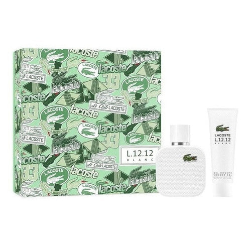 Lacoste Eau de Lacoste L.12.12 Blanc Gift Set 50ml EDT + 50ml Shower Gel