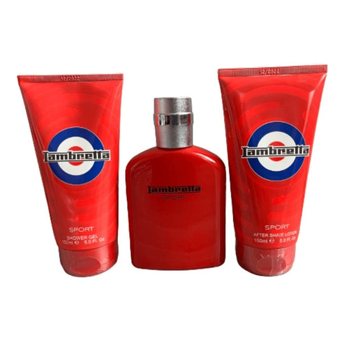 Lambretta Gift Set 100ml EDP + 150ml Shower Gel + 150ml Aftershave Lotion