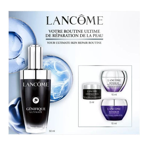 Lancôme Rénergie Gift Set - Genifique Ultimate Serum 50ml + Genifique New Eye Cream 5ml + Rénergie New Cream 15ml + Rénergie Multi-Lift Night Cream 15ml