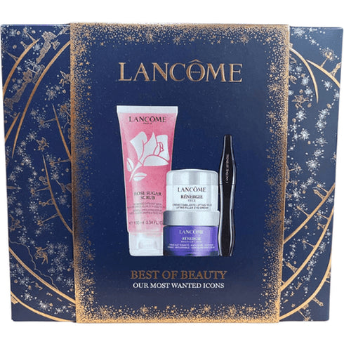 Lancôme Rénergie Multi-Lift Gift Set 15ml Night Cream + 5ml Eye Cream + 100ml Rose Scrub + Hypnose Mascara Noir