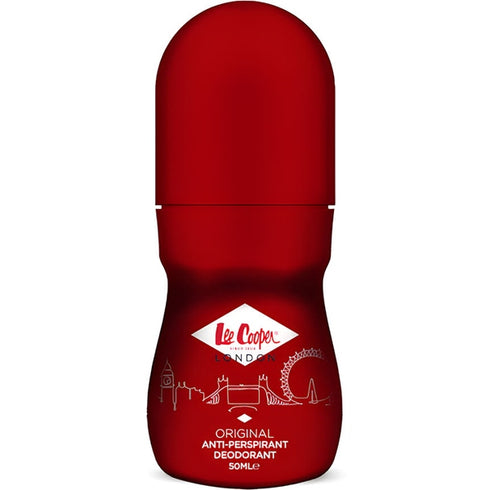 Lee Cooper Anti-Perspirant Deodorant Red Roll 50ml
