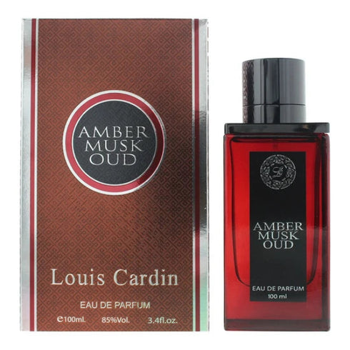 Louis Cardin Amber Musc Oud Eau de Parfum 100ml Spray