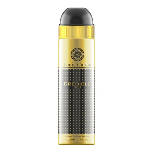 Louis Cardin Credible Noir Perfumed Deodorant Body Spray 200ml