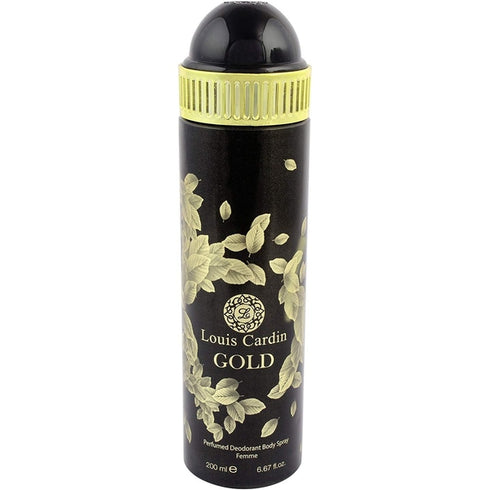 Louis Cardin Gold Perfumed Deodorant Spray 200ml