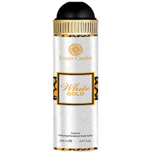 Louis Cardin White Gold Femme Deodorant 200ml Spray