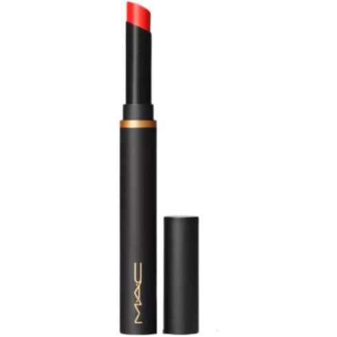 Mac Powder Kiss Velvet Blur Slim Lipstick 2g - 875 Devoted To Danger