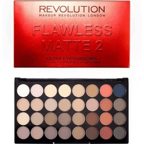 Makeup Revolution Flawless Matte 2 Eyeshadow Palette 20g