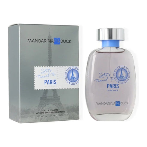 Mandarina Duck Let's Travel To Paris For Men Eau de Toilette 100ml Spray