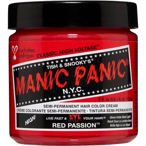 Manic Panic High Voltage Classic Semi-Permanent Hair Colour 118ml - Red Passion