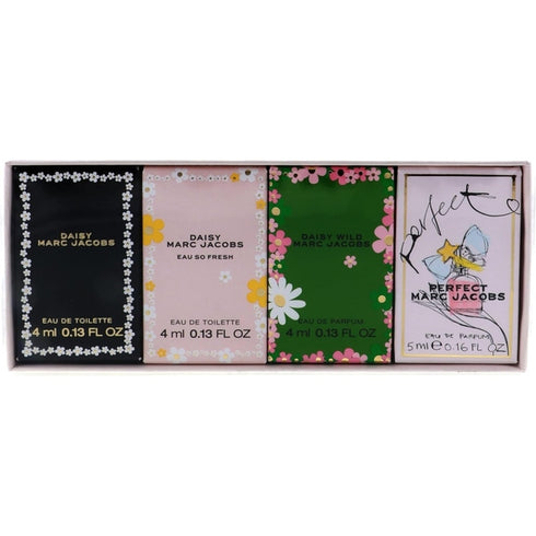 Marc Jacobs Miniature Gift Set 5ml Perfect EDP + 4ml Daisy Wild EDP + 4ml Daisy Eau So Fresh EDT + 4ml Daisy EDT