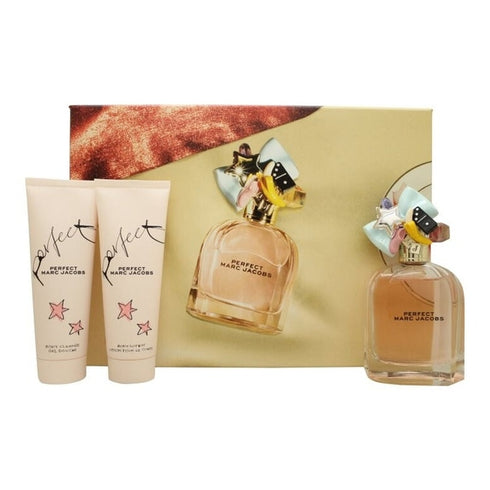 Marc Jacobs Perfect Gift Set 100ml EDP + 75ml Body Lotion + 75ml Shower Gel