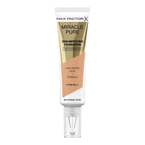 Max Factor Miracle Pure Skin-Improving Foundation SPF30 30ml - 50 Natural Rose