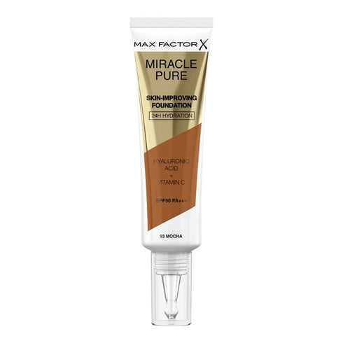 Max Factor Miracle Pure Skin-Improving Foundation SPF30 30ml - 93 Mocha