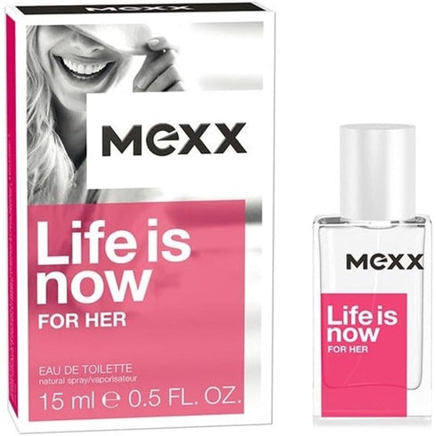 Mexx Life Is Now for Her Eau de Toilette 15ml Spray