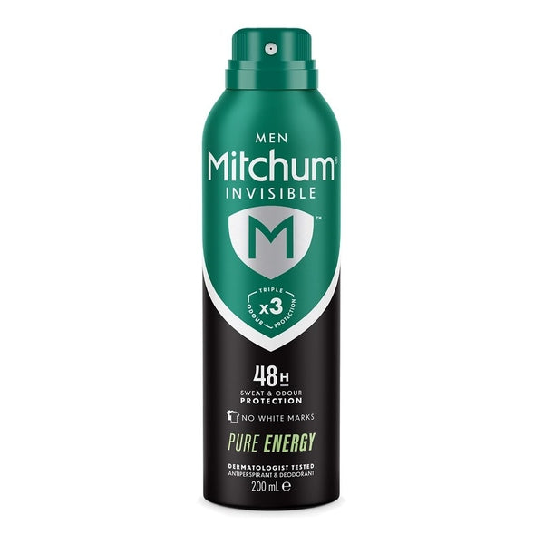 Mitchum Invisible 48hr Pure Energy Antiperspirant Deodorant Spray