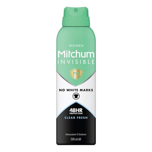 Mitchum Women Invisible 48HR Clear Fresh Antiperspirant & Deodorant Spray 200ml