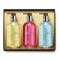 Molton Brown Floral & Aromatic Hand Wash Gift Set 300ml Orange & Bergamot + 300ml Fiery Pink Pepper + 300ml Coastal Cypress & Sea Fennel