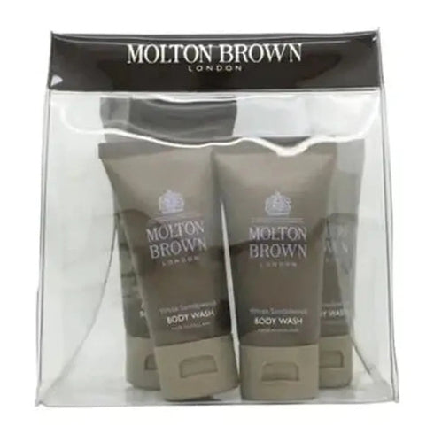 Molton Brown White Sandalwood Gift Set 50ml Body Lotion + 3 x 30ml Body Wash
