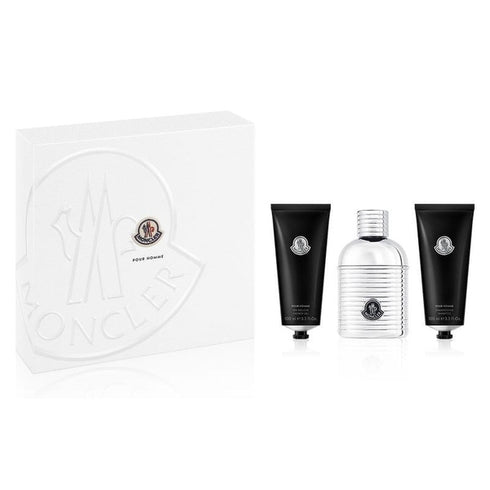 Moncler Pour Homme Gift Set 100ml EDP + 100ml Shower Gel + 100ml Shampoo